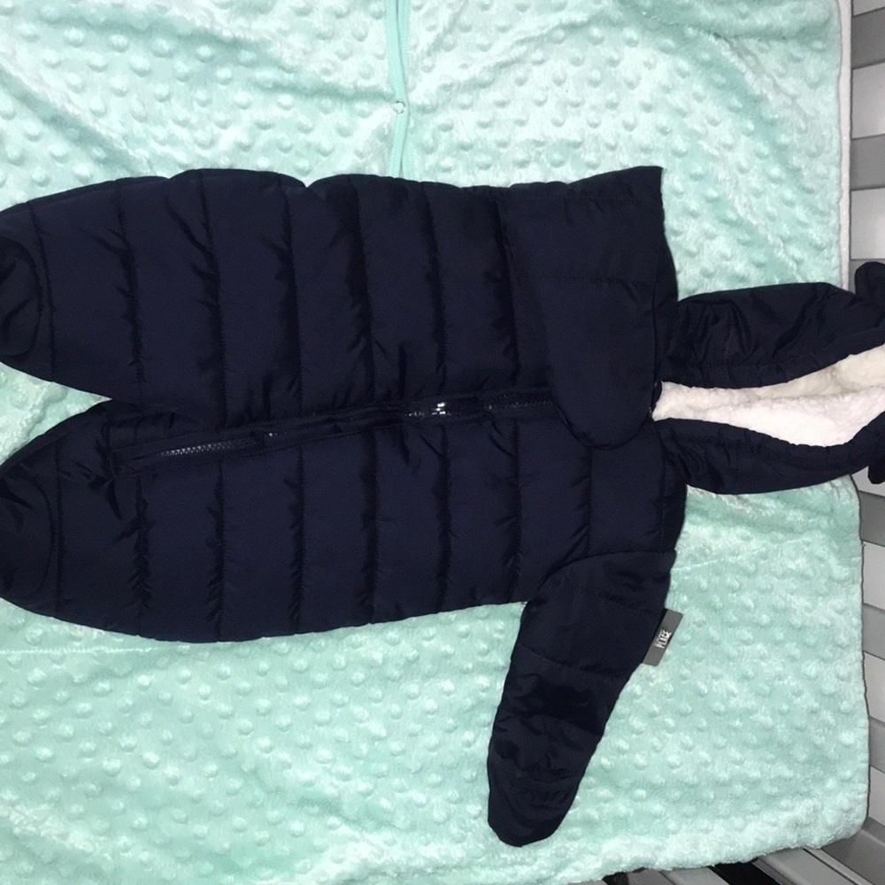 The Children's Place Baby Solid Snowsuit